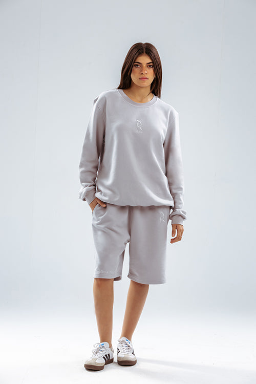 Airy Shorts-Silver Lining