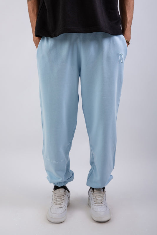 Loose Drawstring Sweatpants-Denim Dream