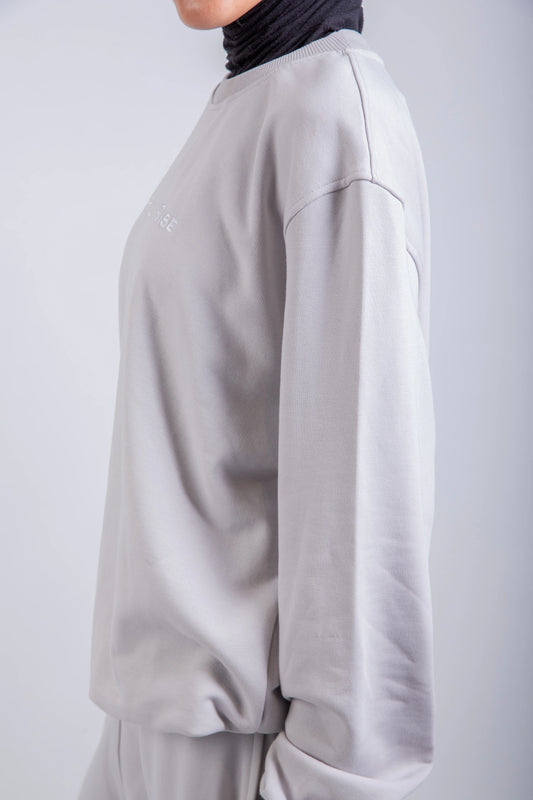 Limited Edition Shorts & Long Sleeve T-shirt-Silver Set