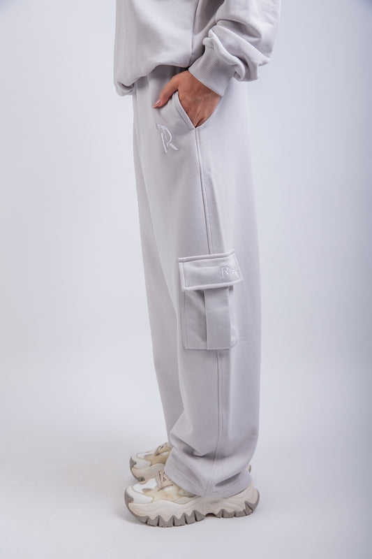 Limited Edition Droopy Pants & Long Sleeve T-shirt-Silver Set