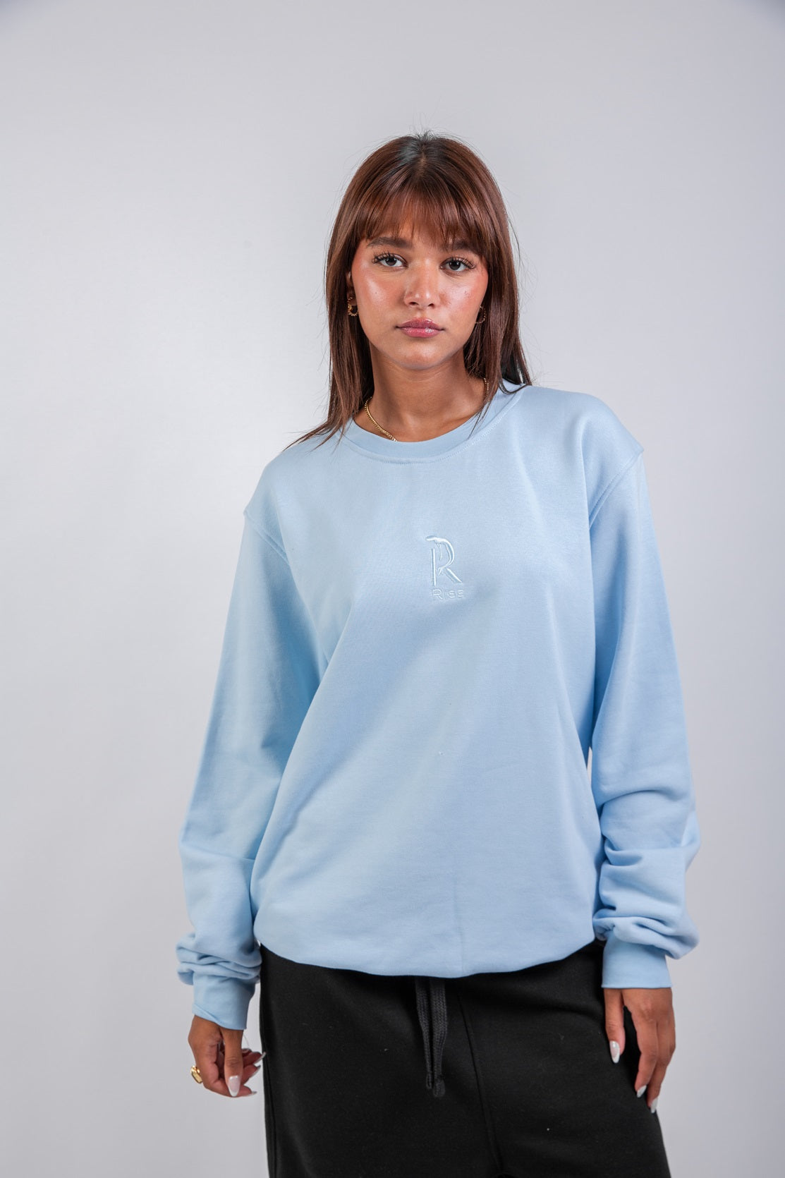 Snug Long t-shirt-Baby blue