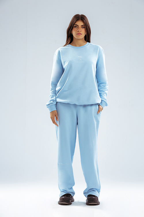 Snug Long t-shirt-Baby blue