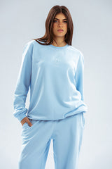 Snug Long t-shirt-Baby blue