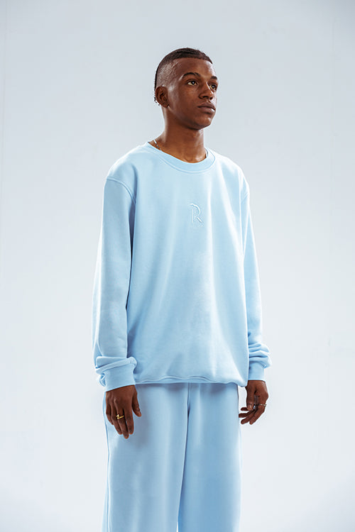 Snug Long t-shirt-Baby blue