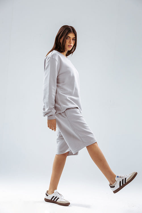Airy Shorts-Silver Lining