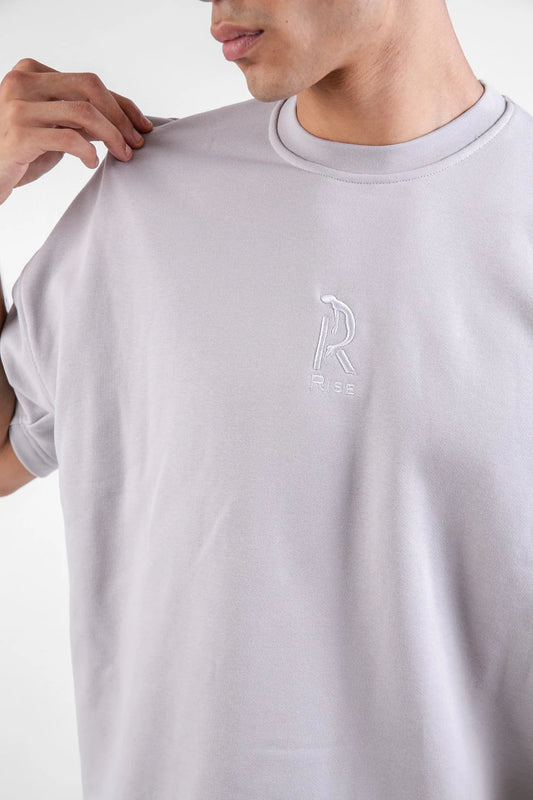 Droopy Pants & Chill Sleeve T-shirt Silver Lining Set