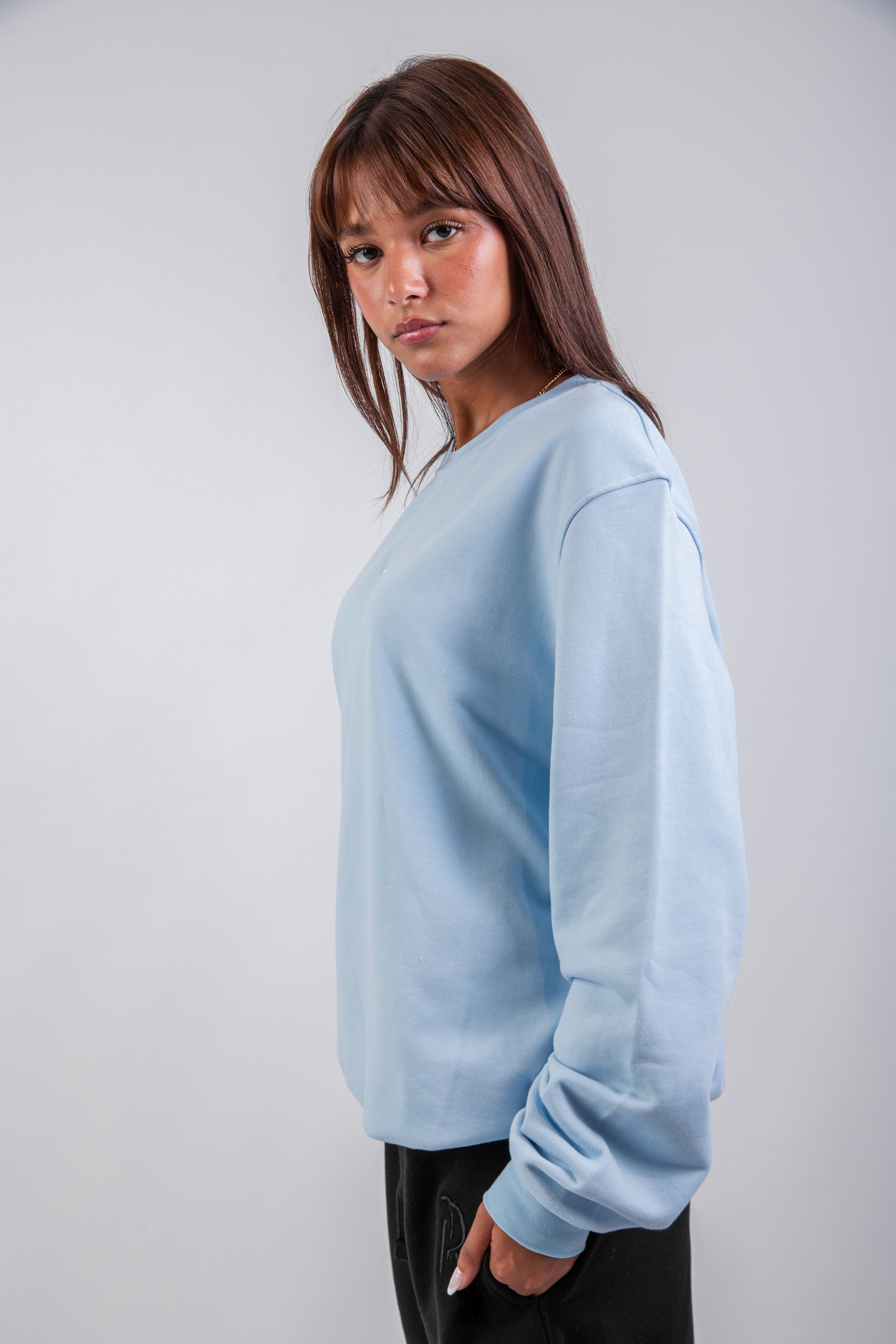 Snug Long t-shirt-Baby blue