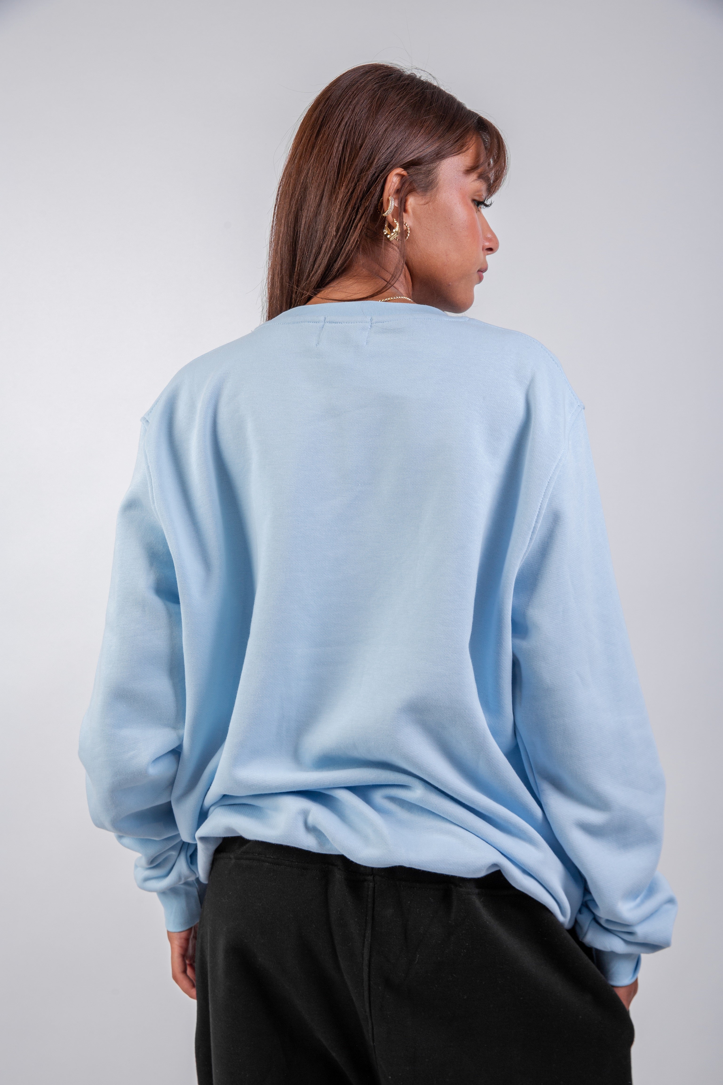 Snug Long t-shirt-Baby blue