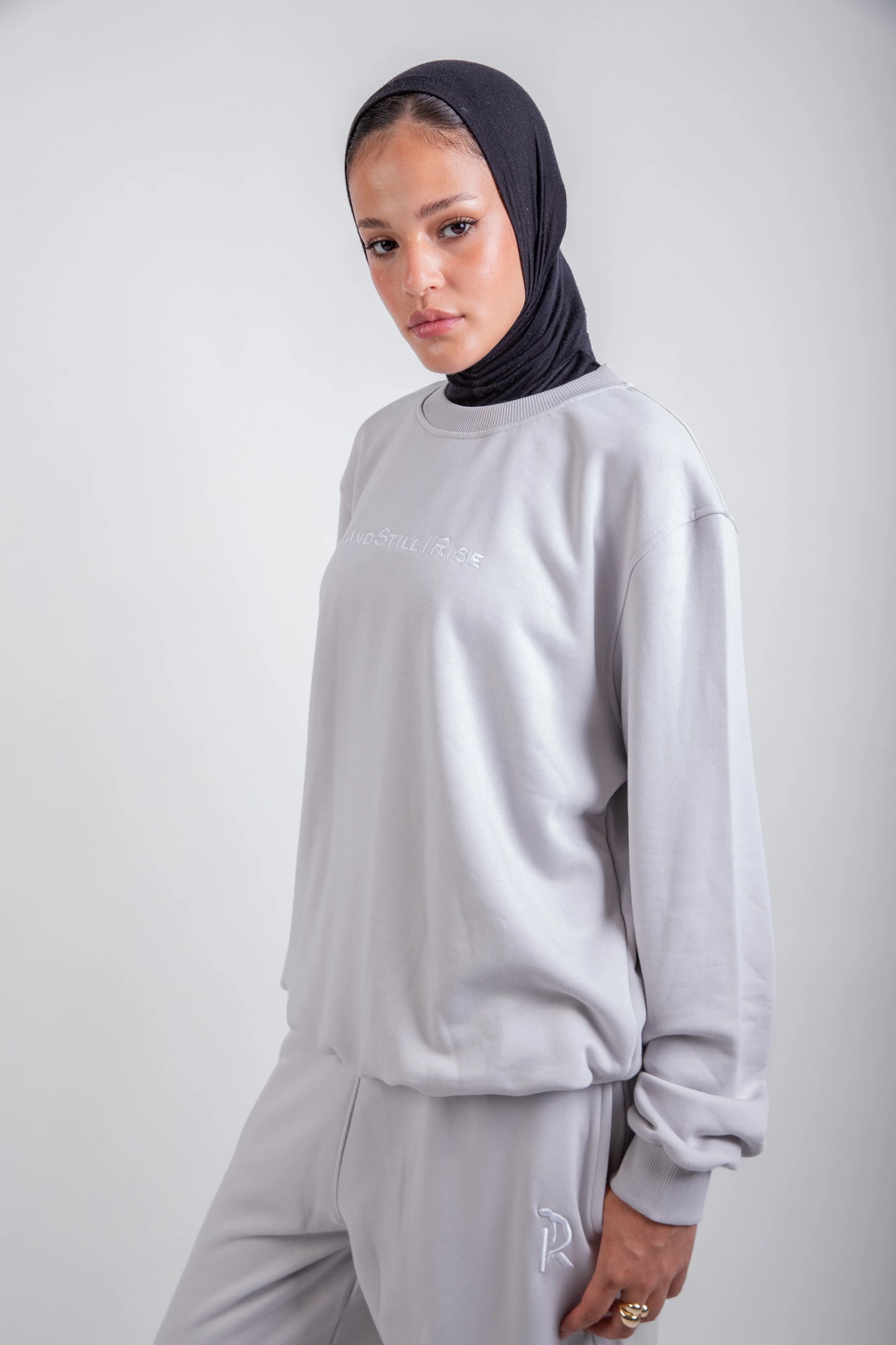 Limited Edition Shorts & Long Sleeve T-shirt-Silver Set